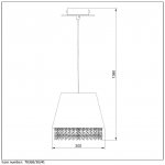 Подвесной светильник 78368/30/41 DOLTI Lucide