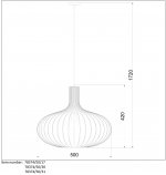 Подвесной светильник 78374/50/17 MANUELA Lucide
