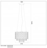 Подвесной светильник Lucide 78376/31/30 RAKA