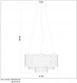 Подвесной светильник Lucide 78376/41/31 RAKA