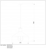 Подвесной светильник Lucide 78377/01/17 NAARDEN