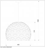 Подвесной светильник 78382/40/97 BYRSA Lucide