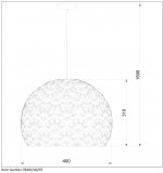 Подвесной светильник 78382/40/97 BYRSA Lucide