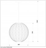 Подвесной светильник 78383/40/30 TAHAR Lucide