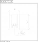 Настольная лампа Lucide 78588/01/30