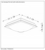 Потолочный светильник Lucide 79156/22/12 GENTLY
