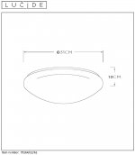 Потолочный светильник Lucide 79164/12/61 BIANCA/LED