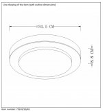 Потолочный светильник Lucide 79165/18/61 RUN