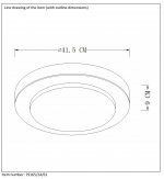 Потолочный светильник Lucide 79165/24/61 RUN