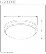 Потолочный светильник Lucide 79166/24/12 CASPER 1