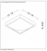 Потолочный светильник Lucide 79167/12/12 CASPER2