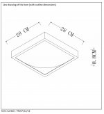 Потолочный светильник Lucide 79167/12/12 CASPER2