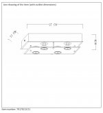 Потолочный светильник Lucide 79170/12/11 READY/LED