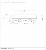 Потолочный светильник Lucide 79170/12/11 READY/LED