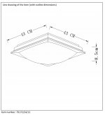 Потолочный светильник Lucide 79172/24/12 GENTLY/LED