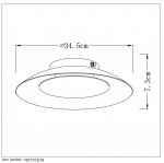 Потолочный светильник Lucide 79177/12/14 FOSKAL