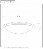 Потолочный светильник 79178/08/30 RUNE Lucide