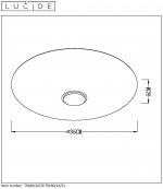 Потолочный светильник Lucide 79180/12/30