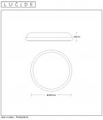 Потолочный светильник 79194/24/31 TISIS Lucide