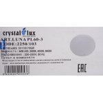 Светильник потолочный Crystal Lux LUNA PL60-3 (2250/103)