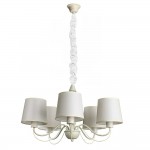 Чехол для люстры бархатный белый 0,7м