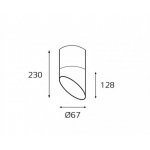 M03-004 white/gold светильник  потолочный Italline