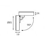 M03-005 white светильник  потолочный Italline