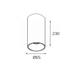 M03-046/230 gold GU10 220V светильник  потолочный Italline