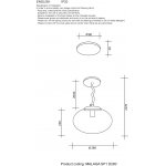 Светильник Crystal lux MALAGA SP1 D280 GOLD