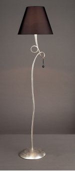 Торшер с черным абажуром Mantra 3533 PAOLA