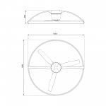 Люстра потолочная-вентилятор NEPAL 7531 Mantra