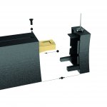 Заглушка с креплением к потолку для 7554/7555 HANOK 7556 Mantra