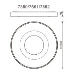 Потолочный светильник COIN 7562 Mantra