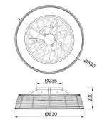 Люстры-вентиляторы Mantra 7810 INDONESIA