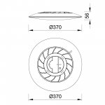 8691 Потолочный светильник SLIM CCT