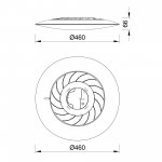 8692 Потолочный светильник SLIM CCT