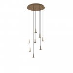 8933 Люстра подвесная БЕЗ плафонов (8) ANDROMEDA