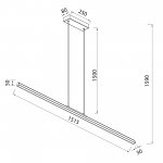 8959 Подвесной светильник LINEAL