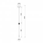 8970 Подвесной светильник MOANA