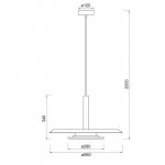 9000 Подвесной светильник TINA