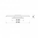 9002 Потолочный светильник TINA