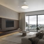 9007 Люстра-вентилятор SLIM FAN