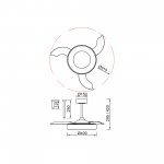 9012 Люстра-вентилятор NISEKO FAN S