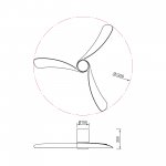 9046 Люстра-вентилятор NEMO M