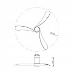 9047 Люстра-вентилятор NEMO M