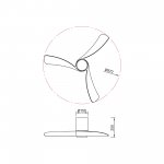 9049 Люстра-вентилятор NEMO S