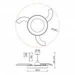 9058 Люстра-вентилятор NISEKO FAN L