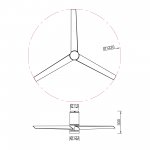 9062 Люстра потолочная-вентилятор UP DOWN
