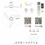 9066 Люстра потолочная-вентилятор GROENLAND