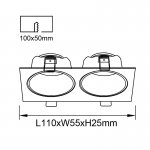 9171 Встраиваемый светильник ANTILLA